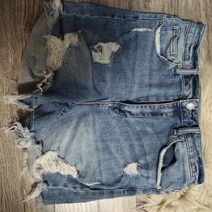 Stylish Distressed Denim Shorts